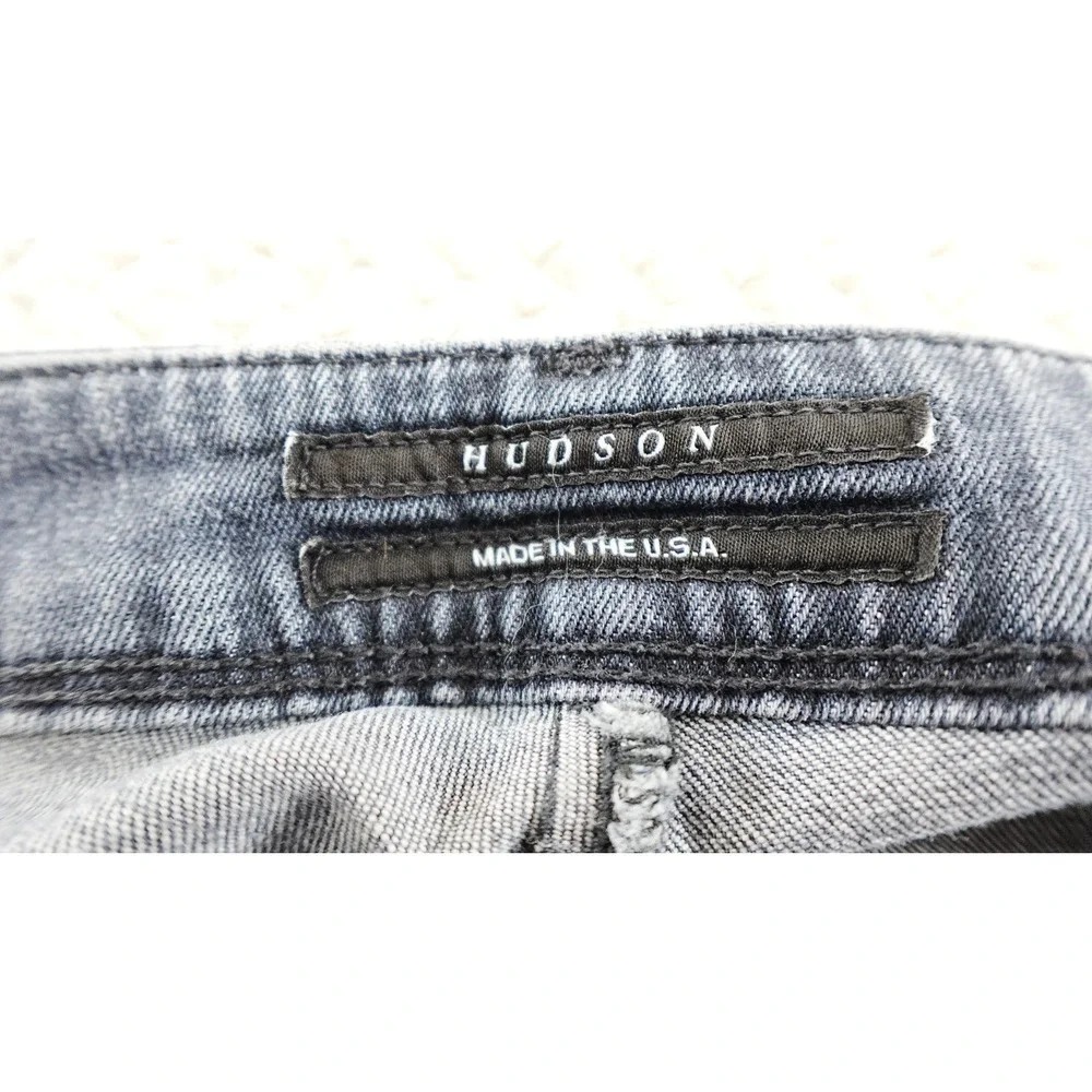 Hudson Jeans Men's Gray Distressed Blinder Skinny Jeans Pants Size 26